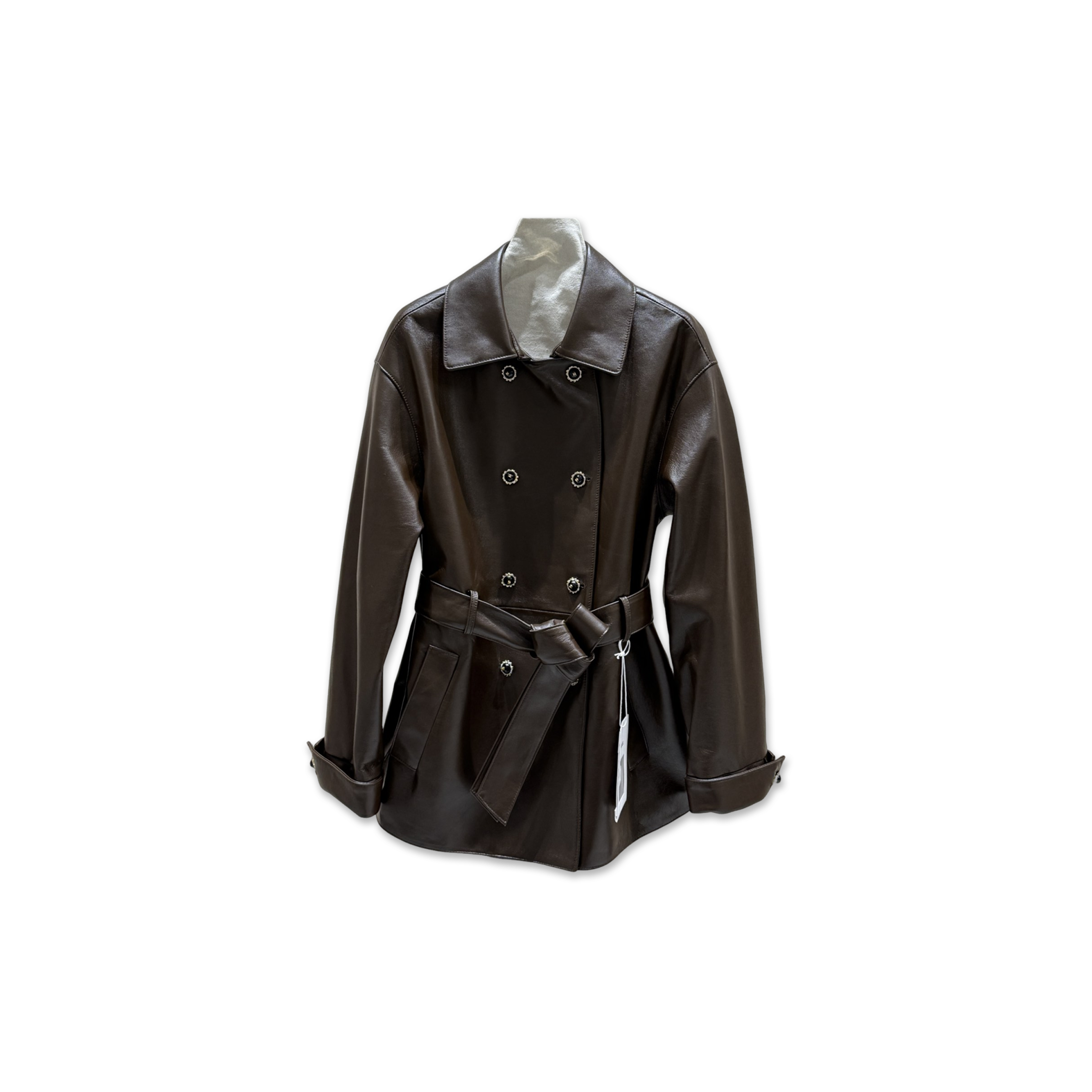 CHANEL MID-LENGTH LEATHER JACKET